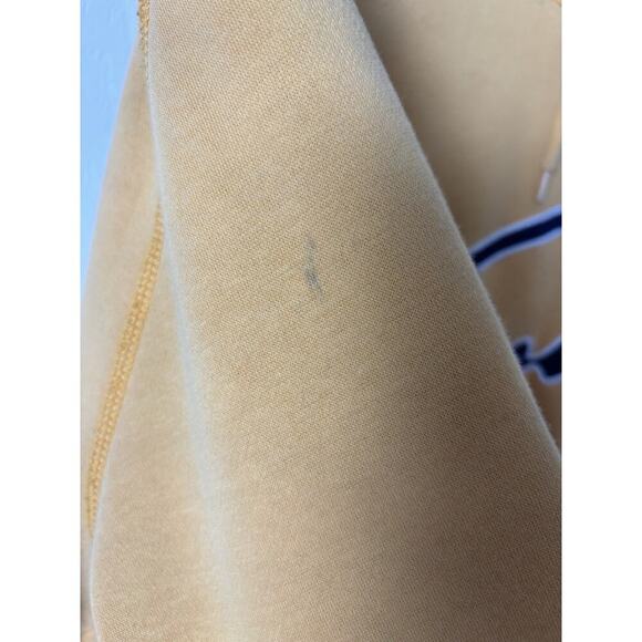 Vintage Yellow Tommy Hilfiger Hoodie Sweatshirt Large - Picture 8 of 8